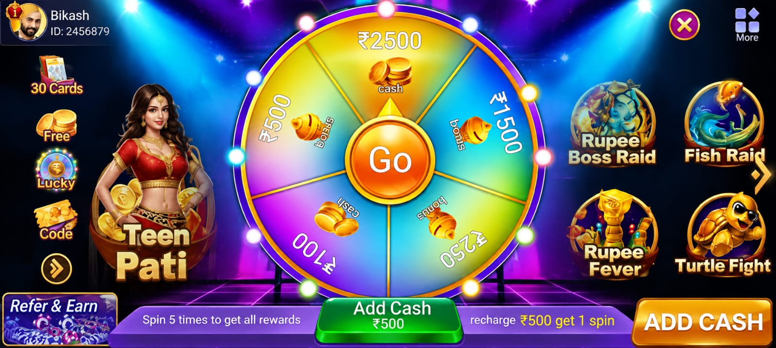Teen Patti Master gameplay preview